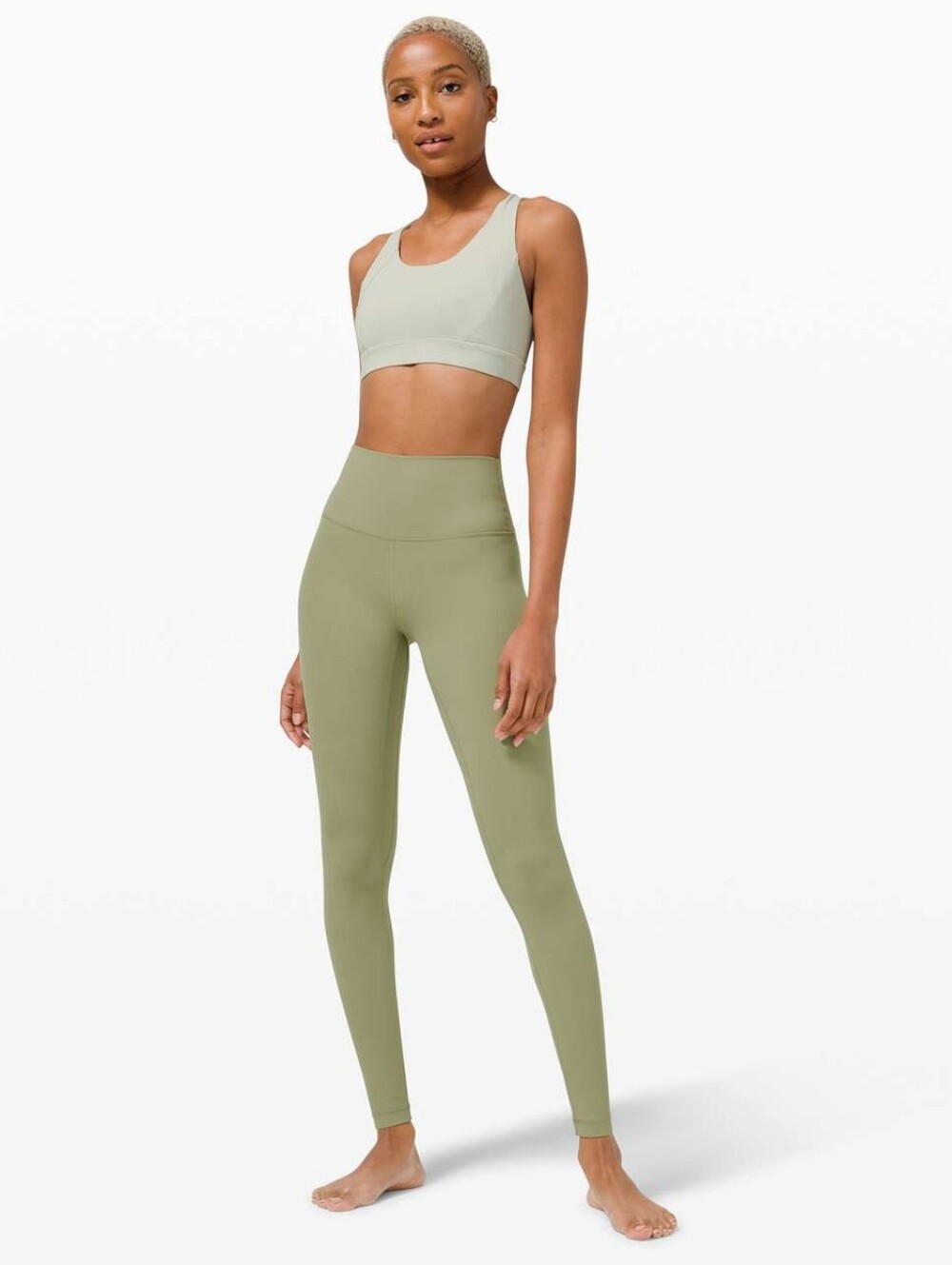 lululemon align pant 28" rosemary green